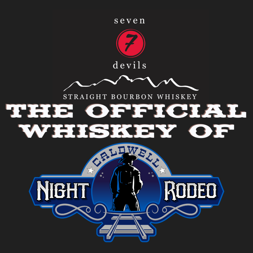 Seven Devils Whiskey as the official whiskey for Caldwell Night Rodeo.