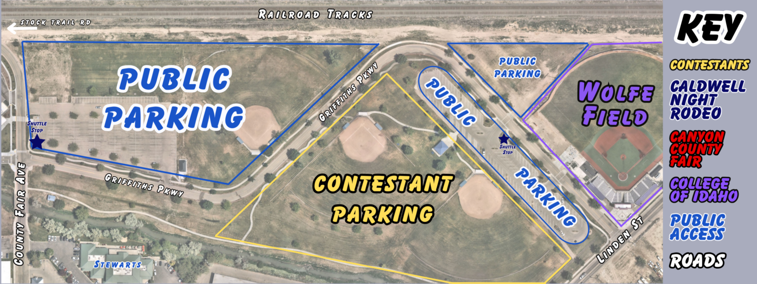 Arena Map | Caldwell Night Rodeo